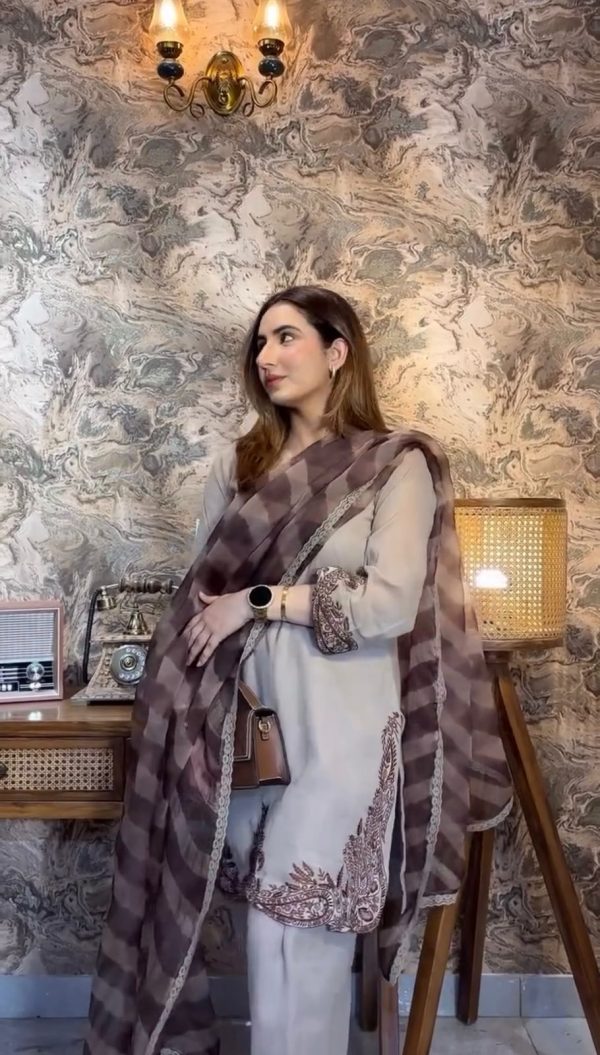 ZSR 3127 Grey in Fox Georgette With Embroidery Thread Work With Full Sleeve Embroidery Work Salwar Suit . Exclusive Offer ₹1999. | Jump Suits, Tops & Bottoms, Track Suits, Salwar suit, Casual Suits, Creative suits, Designer Suits, Palazzo Suits, Party Wear Suits, Patiala Suits, Straight Suits, Trendy Wear