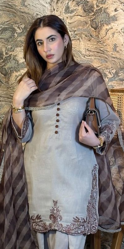 ZSR 3127 Grey in Fox Georgette With Embroidery Thread Work With Full Sleeve Embroidery Work Salwar Suit . Exclusive Offer ₹1999. | Jump Suits, Tops & Bottoms, Track Suits, Salwar suit, Casual Suits, Creative suits, Designer Suits, Palazzo Suits, Party Wear Suits, Patiala Suits, Straight Suits, Trendy Wear