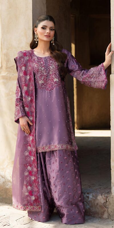 NSR 849 Lavender Chinnon Silk Salwar Suit Perfect for Wedding, Party, Baisakhi, Anniversary, Housewarming . Available at ₹1999 only. Delivery 4-6 | Jump Suits, Salwar suit, Casual Suits, Creative suits, Designer Suits, Palazzo Suits, Party Wear Suits, Patiala Suits, Straight Suits