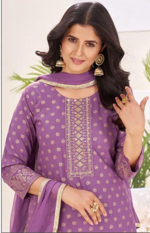 INLI Muskaan Lavender in Rayon Lace Work & Embroidery Work Salwar Suit. Festive Deal ₹1949. Delivery 4-6 Working Days. Shop now. | Jump Suits, Salwar suit, Casual Suits, Creative suits, Designer Suits, Palazzo Suits, Party Wear Suits, Patiala Suits, Straight Suits