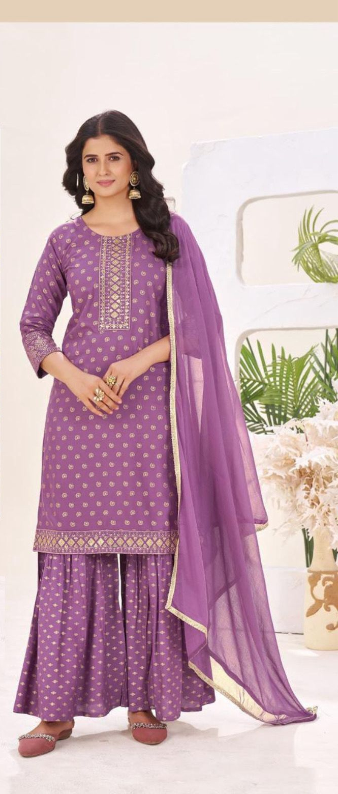 INLI Muskaan Lavender in Rayon Lace Work & Embroidery Work Salwar Suit. Festive Deal ₹1949. Delivery 4-6 Working Days. Shop now. | Jump Suits, Salwar suit, Casual Suits, Creative suits, Designer Suits, Palazzo Suits, Party Wear Suits, Patiala Suits, Straight Suits