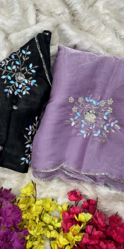 AC JIYA Lavender Soft Jimmy Chuu with Lace Border & Lace Work Saree . Available at ₹3049 only. Delivery 4-6 Working Days. Shop now. | Sarees, Bollywood Sarees, Creative Sarees, Designer Sarees, Embroidered Sarees, Ethnic Saree, Modern Digital sarees, Party Wear Sarees