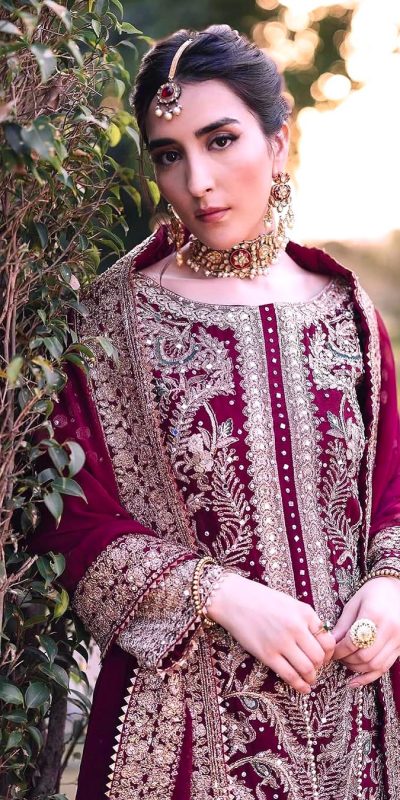 SRK 5297 Maroon Heavy Faux Georgette With Chain Stitch Embroidery Sequence Work Salwar Suit Wedding, Party, Festive, Events, 4-6 Working Days At 2399 | Jump Suits, Salwar suit, Casual Suits, Creative suits, Designer Suits, Palazzo Suits, Party Wear Suits, Patiala Suits, Straight Suits