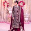 SRK 5297 Maroon Heavy Faux Georgette With Chain Stitch Embroidery Sequence Work Salwar Suit Wedding, Party, Festive, Events, 4-6 Working Days At 2399 | Jump Suits, Salwar suit, Casual Suits, Creative suits, Designer Suits, Palazzo Suits, Party Wear Suits, Patiala Suits, Straight Suits