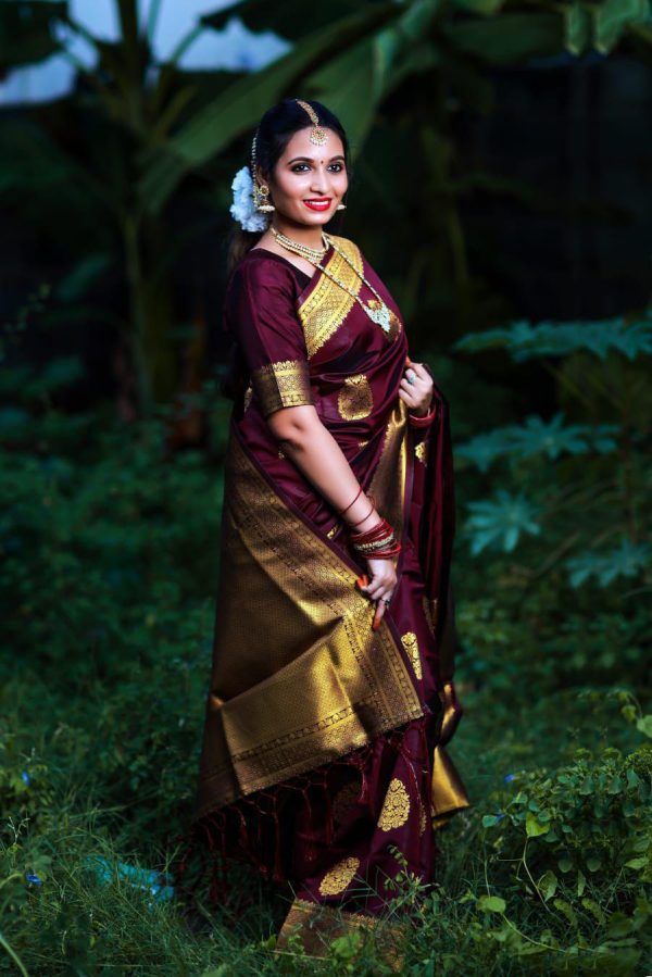 KP 3035 Maroon Soft Lichi Silk Saree Perfect for Wedding, Party, Housewarming, Raksha Bandhan, Family Gatherings . Exclusive Offer ₹1399. Delivery | Sarees, Bollywood Sarees, Creative Sarees, Designer Sarees, Embroidered Sarees, Ethnic Saree, Modern Digital sarees, Party Wear Sarees