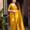 Mastered Gold Soft Silk Cloth Pallu Saree
