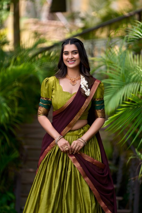 LNB 2004 Mehandi Poly Cotton With Lace Work & Zari Work. Lehenga Choli for Get It ₹1899. Delivery 4-6 Working Days. Shop now. | Lehenga, Bollywood Lehenga, Creative Lehenga, Designer Lehenga, Embroidered Lehenga, Party Wear Lehenga