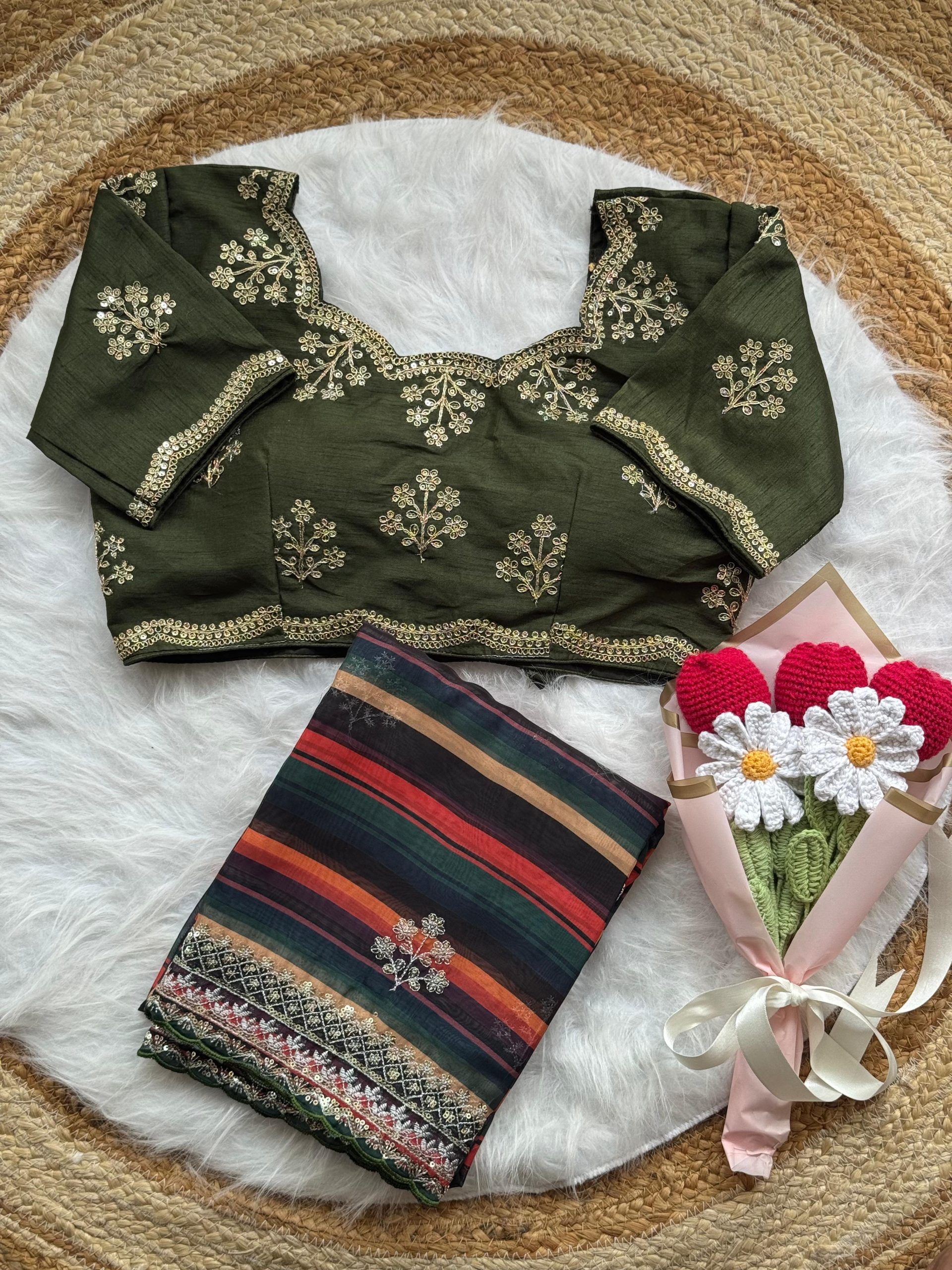 AC MIRA Mehandi in Color Soft Organza Embroidery Work & Lace Work Saree . Get it for ₹2449. Delivery 4-6 Working Days. Shop now. | Sarees, Bollywood Sarees, Creative Sarees, Designer Sarees, Embroidered Sarees, Ethnic Saree, Modern Digital sarees, Party Wear Sarees