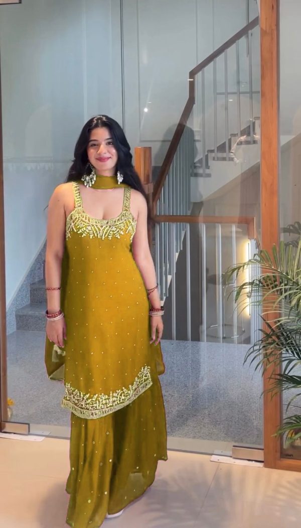 KD 1531 Mustaed Faux Georgette Lace Work Salwar Suit in . Wedding, Party, Festive, Events, Grab it for ₹2399. Delivery 4-6 Working Days. Shop now. | Jump Suits, Tops & Bottoms, Track Suits, Salwar suit, Casual Suits, Creative suits, Designer Suits, Palazzo Suits, Party Wear Suits, Patiala Suits, Straight Suits, Trendy Wear