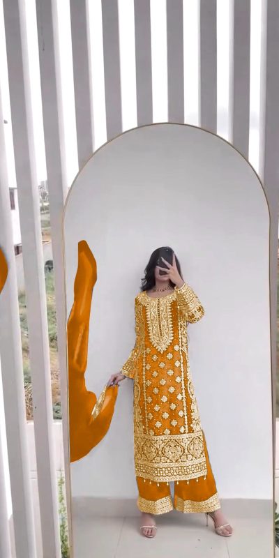 SR 1654 Maroon in Faux Georgette With Heavy Embroidery Sequence Work Wedding, Party, Festive, Events Special 4-6 Working Days At 2599/- Only | Jump Suits, Salwar suit, Casual Suits, Creative suits, Designer Suits, Palazzo Suits, Party Wear Suits, Patiala Suits, Straight Suits