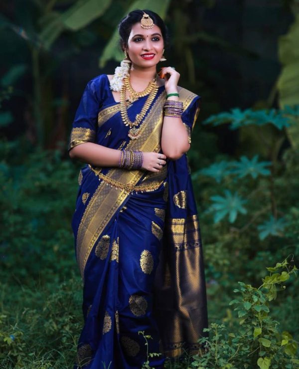 KP 3035 Navy Blue Soft Lichi Silk Saree Perfect for Wedding, Party, Housewarming, Raksha Bandhan, Family Gatherings . Exclusive Offer ₹1399. Delivery | Sarees, Bollywood Sarees, Creative Sarees, Designer Sarees, Embroidered Sarees, Ethnic Saree, Modern Digital sarees, Party Wear Sarees