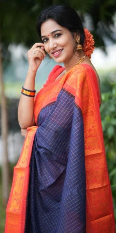 KP 3025 Navy Blue Soft Lichi Silk Saree Perfect for Wedding, Party, Baby Shower, Onam, Durga Puja . Available at ₹1449 only. Delivery 4-6 Working Days. | Sarees, Bollywood Sarees, Creative Sarees, Designer Sarees, Embroidered Sarees, Ethnic Saree, Modern Digital sarees, Party Wear Sarees