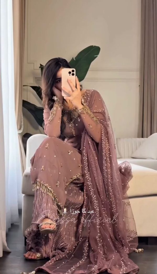 SRK 5264 Onion Georgette With Heavy Embroidery Sequence Work Salwar Suit Wedding, Party, Festive, Events, 4-6 Working Days Only 2049 | Jump Suits, Tops & Bottoms, Track Suits, Salwar suit, Casual Suits, Creative suits, Designer Suits, Palazzo Suits, Party Wear Suits, Patiala Suits, Straight Suits, Trendy Wear