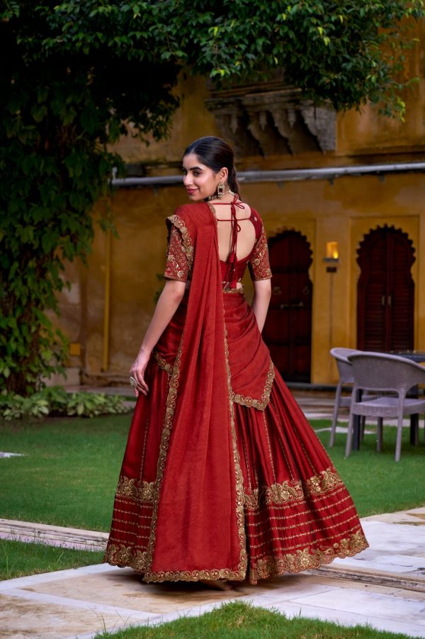 LNB 1438 Orange Rangoli Crush Embroidery Work & Sequins Work Lehenga Choli in . Festive Deal ₹3899. Delivery 4-6 Working Days. Shop now. | Lehenga, Bollywood Lehenga, Creative Lehenga, Designer Lehenga, Embroidered Lehenga, Party Wear Lehenga