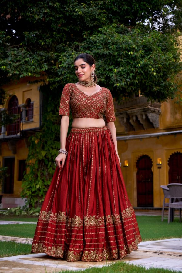 LNB 1438 Orange Rangoli Crush Embroidery Work & Sequins Work Lehenga Choli in . Festive Deal ₹3899. Delivery 4-6 Working Days. Shop now. | Lehenga, Bollywood Lehenga, Creative Lehenga, Designer Lehenga, Embroidered Lehenga, Party Wear Lehenga
