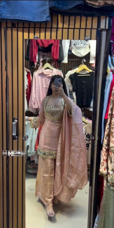 LG 2015 Peach Cosmos Salwar Suit Perfect for Wedding, Party, Karwa Chauth, Eid, Holi – . Exclusive Offer ₹2099. Delivery 4-6 Working Days. Shop now. | Jump Suits, Salwar suit, Casual Suits, Creative suits, Designer Suits, Palazzo Suits, Party Wear Suits, Patiala Suits, Straight Suits