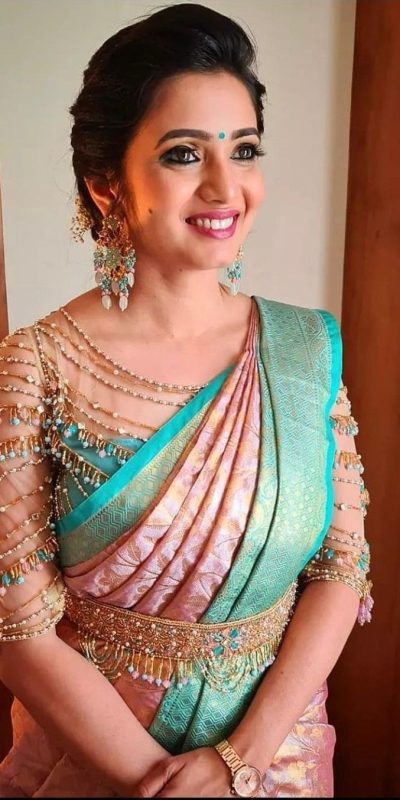 KP 5093 Peach Soft Lichi Silk With Lace Work & Lace Border Saree Now a t just ₹1449. Delivery 4-6 Working Days. Shop now. | Sarees, Bollywood Sarees, Creative Sarees, Designer Sarees, Embroidered Sarees, Ethnic Saree, Modern Digital sarees, Party Wear Sarees