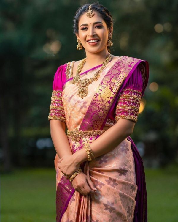 KP 4038 Peach Color Soft Lichi Silk With Lace Work & Lace Border. Saree Price ₹1449 Best. Delivery 4-6 Working Days. Shop now. | Sarees, Bollywood Sarees, Creative Sarees, Designer Sarees, Embroidered Sarees, Ethnic Saree, Modern Digital sarees, Party Wear Sarees