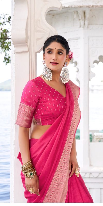 YNF 7902 Pink Color Chinon Printed With Zari Weaving Work Saree With Zari Work. Best Price ₹1549. Delivery 4-6 Working Days. Shop now. | Sarees, Bollywood Sarees, Creative Sarees, Designer Sarees, Embroidered Sarees, Ethnic Saree, Modern Digital sarees, Party Wear Sarees