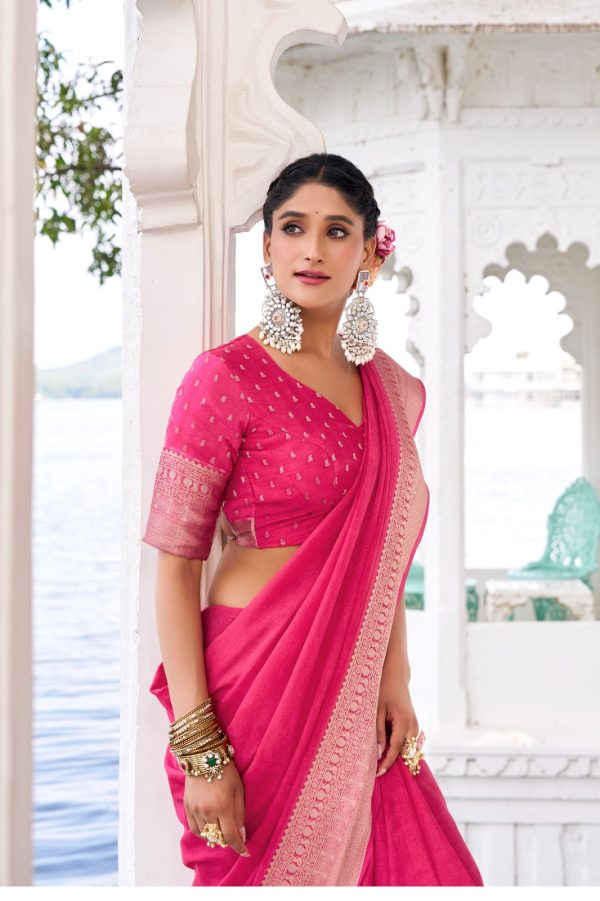 YNF 7902 Pink Color Chinon Printed With Zari Weaving Work Saree With Zari Work. Best Price ₹1549. Delivery 4-6 Working Days. Shop now. | Sarees, Bollywood Sarees, Creative Sarees, Designer Sarees, Embroidered Sarees, Ethnic Saree, Modern Digital sarees, Party Wear Sarees