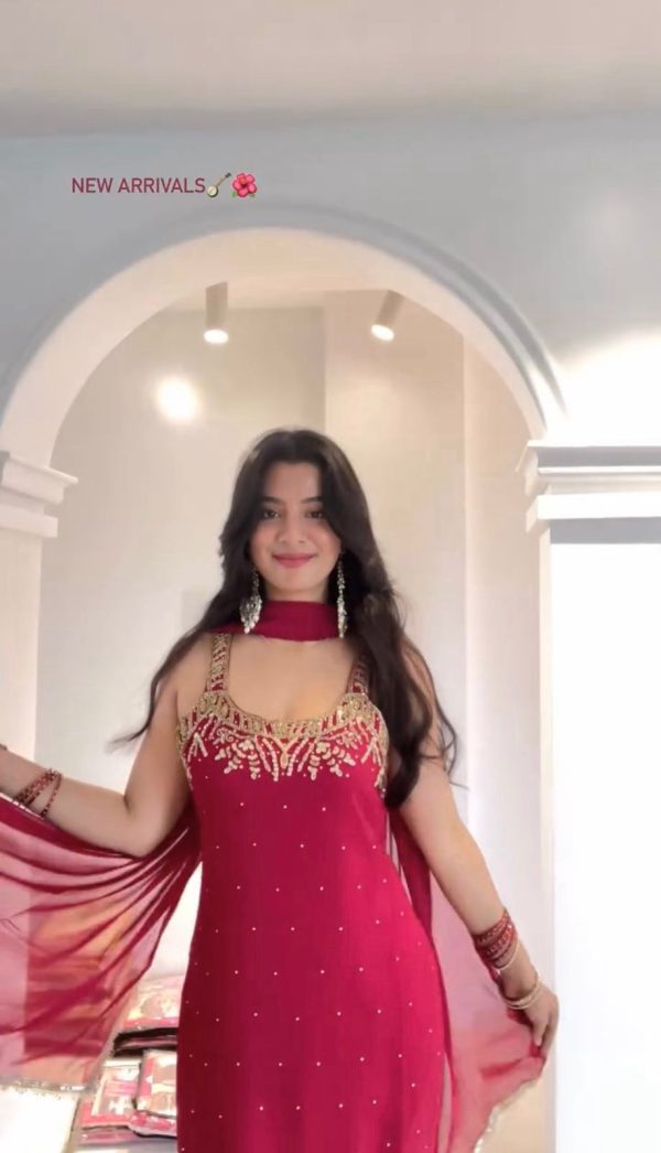 KD 1531 Pink Faux Georgette Lace Work Salwar Suit in . Wedding, Party, Festive, Events, Grab it for ₹2399. Delivery 4-6 Working Days. Shop now. | Jump Suits, Tops & Bottoms, Track Suits, Salwar suit, Casual Suits, Creative suits, Designer Suits, Palazzo Suits, Party Wear Suits, Patiala Suits, Straight Suits, Trendy Wear