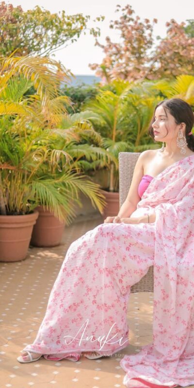 AC Flower Pink Georgette with Designer Work Saree . Wedding, Party, Festive, Events Get it for ₹1499. Delivery 4-6 Working Days. Shop now. | Sarees, Bollywood Sarees, Creative Sarees, Designer Sarees, Embroidered Sarees, Ethnic Saree, Modern Digital sarees, Party Wear Sarees