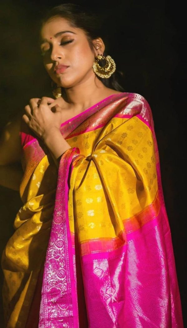 KP 2091 Pink Color Soft Lichi Silk Cloth With Saree Designer Work. Affordable Price ₹499. Delivery 4-6 Working Days. Shop now. | Sarees, Bollywood Sarees, Creative Sarees, Designer Sarees, Embroidered Sarees, Ethnic Saree, Modern Digital sarees, Party Wear Sarees