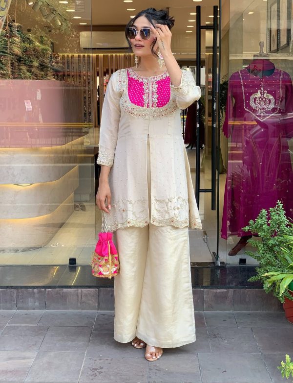 SRK 5277 Pink Mal Cotton With Embroidery Work & Bead Work Salwar Suit . Affordable Price ₹1799. Delivery 4-6 Working Days. Shop now. | Jump Suits, Salwar suit, Casual Suits, Creative suits, Designer Suits, Palazzo Suits, Party Wear Suits, Patiala Suits, Straight Suits