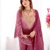 NSR 852 Pink Simar Silk With Embroidery Work with Full Sleeve Salwar Suit in . Now at just ₹2099. Delivery 4-6 Working Days. Shop n | Jump Suits, Salwar suit, Casual Suits, Creative suits, Designer Suits, Palazzo Suits, Party Wear Suits, Patiala Suits, Straight Suits