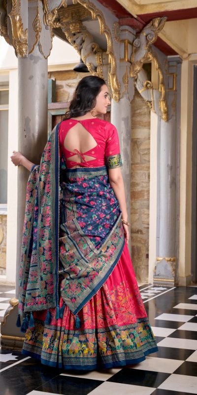 LNB 1245 Pink Tasar Silk With Gotta Patti Work & Lace Work Lehenga Choli Best Price ₹2449. Delivery 4-6 Working Days. Shop now. | Lehenga, Bollywood Lehenga, Creative Lehenga, Designer Lehenga, Embroidered Lehenga, Party Wear Lehenga