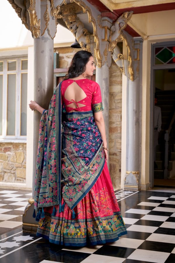 LNB 1245 Pink Tasar Silk With Gotta Patti Work & Lace Work Lehenga Choli Best Price ₹2449. Delivery 4-6 Working Days. Shop now. | Lehenga, Bollywood Lehenga, Creative Lehenga, Designer Lehenga, Embroidered Lehenga, Party Wear Lehenga