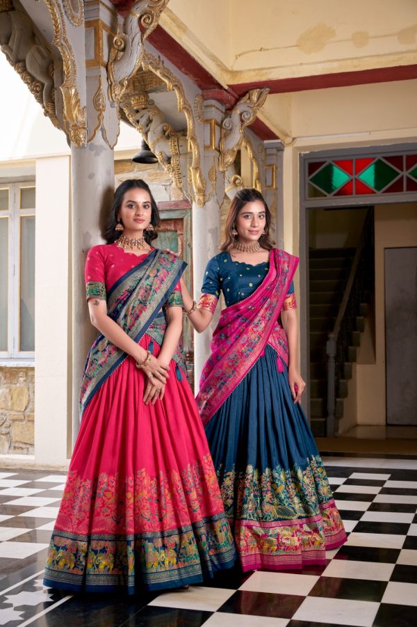 LNB 1245 Pink Tasar Silk With Gotta Patti Work & Lace Work Lehenga Choli Best Price ₹2449. Delivery 4-6 Working Days. Shop now. | Lehenga, Bollywood Lehenga, Creative Lehenga, Designer Lehenga, Embroidered Lehenga, Party Wear Lehenga