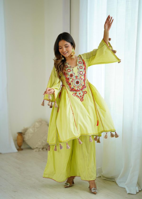 SRK 5286 Pista in Khadi Cotton Mirror Work & Embroidery Work Salwar Suit . Now at just ₹2099. Delivery 4-6 Working Days. Shop now. | Jump Suits, Salwar suit, Casual Suits, Creative suits, Designer Suits, Palazzo Suits, Party Wear Suits, Patiala Suits, Straight Suits