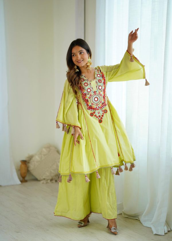 SRK 5286 Pista in Khadi Cotton Mirror Work & Embroidery Work Salwar Suit . Now at just ₹2099. Delivery 4-6 Working Days. Shop now. | Jump Suits, Salwar suit, Casual Suits, Creative suits, Designer Suits, Palazzo Suits, Party Wear Suits, Patiala Suits, Straight Suits