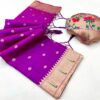 MB 150 Purple A Pethani silk Saree Perfect for Wedding, Party, Baisakhi, Reception, Traditional Day – . Affordable Price ₹2549. Delivery 4-6 Working | Sarees, Bollywood Sarees, Creative Sarees, Designer Sarees, Embroidered Sarees, Ethnic Saree, Modern Digital sarees, Party Wear Sarees