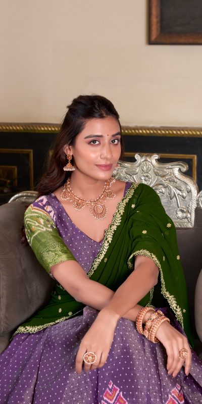 LNB 1240 Purple Kanchipuram With Embroidery Work & Zari Work Lehenga Choli ₹2499 on Available. Delivery 4-6 Working Days. Shop now. | Lehenga, Bollywood Lehenga, Creative Lehenga, Designer Lehenga, Embroidered Lehenga, Party Wear Lehenga