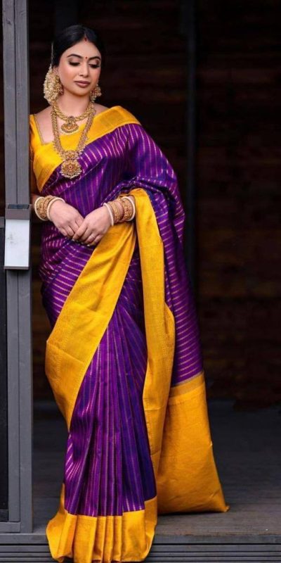 KP 5006 Purple Soft Lichi Silk Saree Perfect for Wedding, Party, Raksha Bandhan, Durga Puja, Ganesh Chaturthi . Introductory Price ₹1499. Delivery | Sarees, Bollywood Sarees, Creative Sarees, Designer Sarees, Embroidered Sarees, Ethnic Saree, Modern Digital sarees, Party Wear Sarees