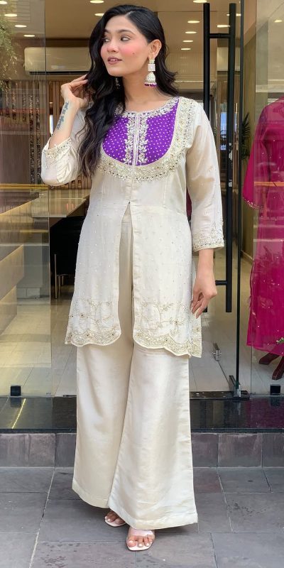 SRK 5277 Purple Mal Cotton With Embroidery Work & Bead Work Salwar Suit . Affordable Price ₹1799. Delivery 4-6 Working Days. Shop now. | Jump Suits, Salwar suit, Casual Suits, Creative suits, Designer Suits, Palazzo Suits, Party Wear Suits, Patiala Suits, Straight Suits