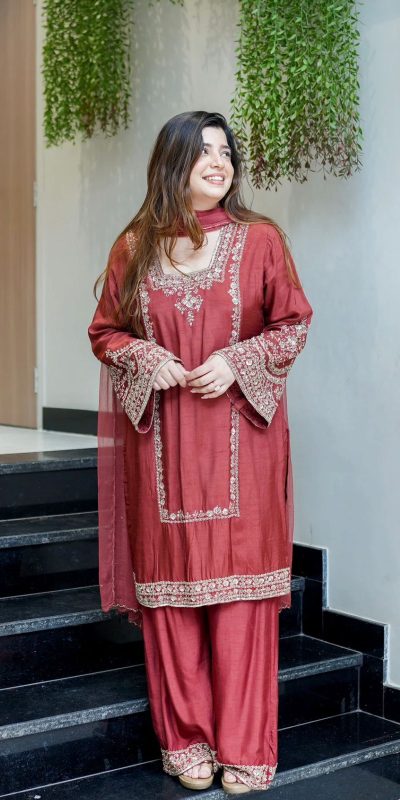 ZSR 3138 Red German Chiffon With Embroidery Work with Full Sleeve Salwar Suit Wedding, Party, Festive, Events,Now at just ₹1949. Delivery 4-6 Worki | Jump Suits, Salwar suit, Casual Suits, Creative suits, Designer Suits, Palazzo Suits, Party Wear Suits, Patiala Suits, Straight Suits