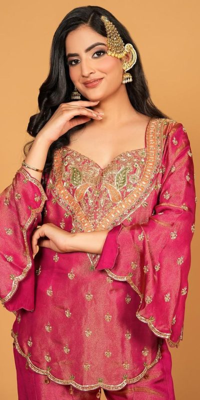 NSR 852 Red Simar Silk With Embroidery Work with Full Sleeve Salwar Suit in . Now at just ₹2099. Delivery 4-6 Working Days. Shop n | Jump Suits, Salwar suit, Casual Suits, Creative suits, Designer Suits, Palazzo Suits, Party Wear Suits, Patiala Suits, Straight Suits