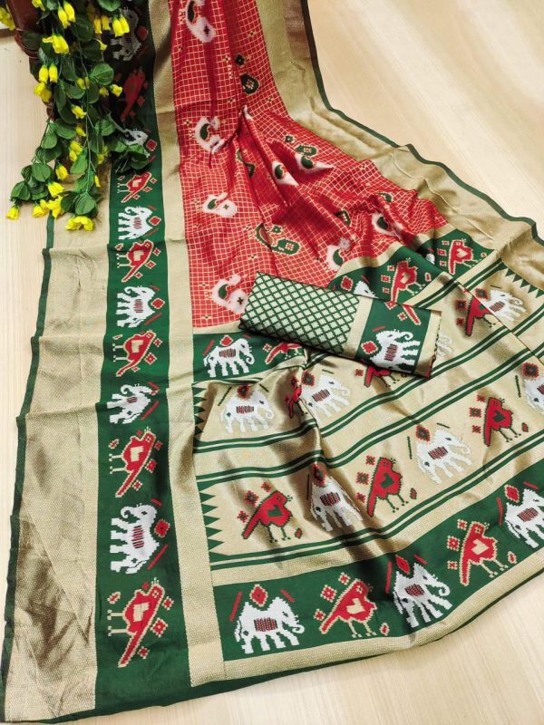 KP 6005 Red Soft Lichi Silk With Lace Work & Lace Border Saree. Introductory Price ₹1399. Delivery 4-6 Working Days. Shop now. | Sarees, Bollywood Sarees, Creative Sarees, Designer Sarees, Embroidered Sarees, Ethnic Saree, Modern Digital sarees, Party Wear Sarees