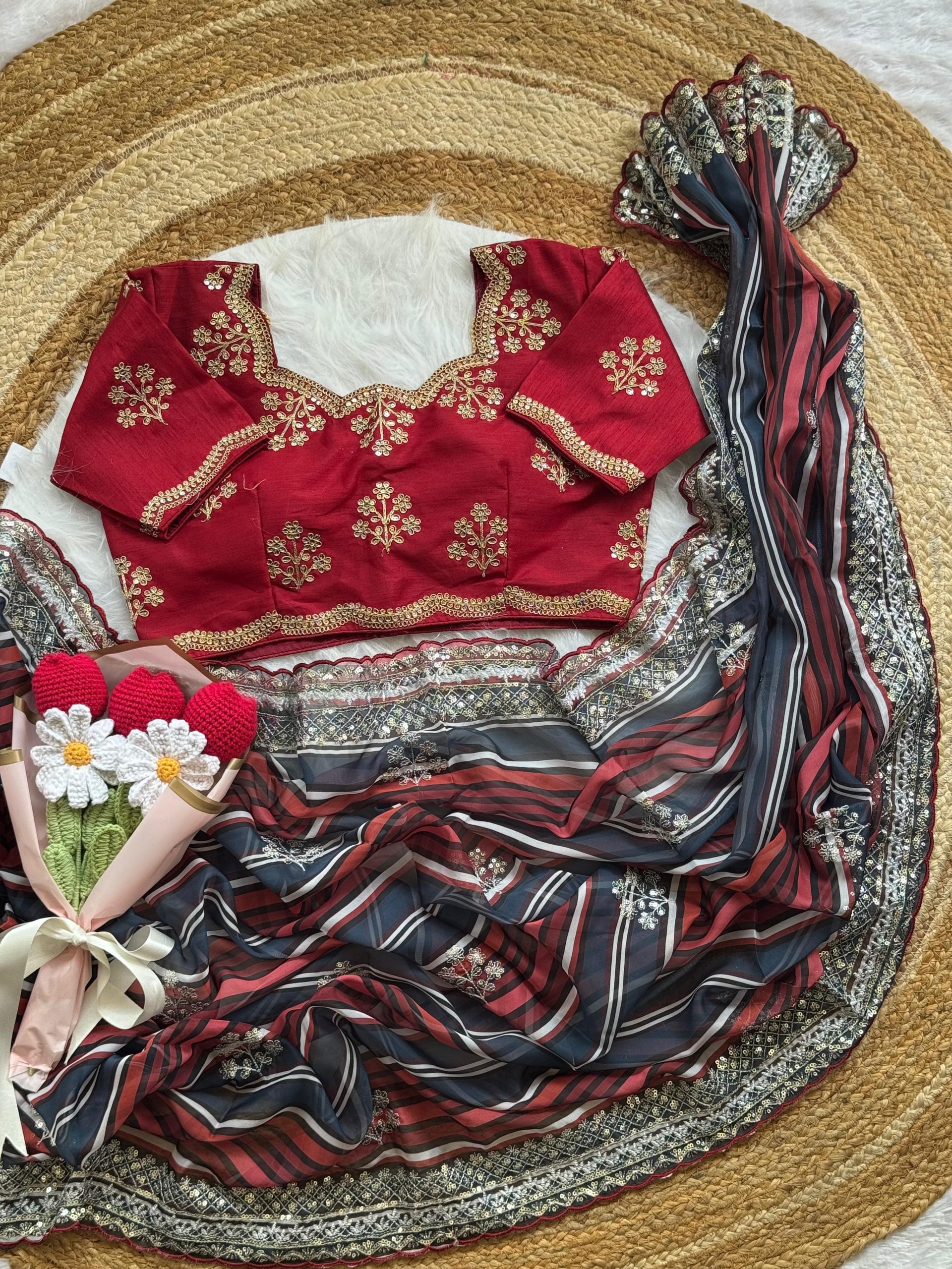 AC MIRA Red in Color Soft Organza Embroidery Work & Lace Work Saree . Get it for ₹2449. Delivery 4-6 Working Days. Shop now. | Sarees, Bollywood Sarees, Creative Sarees, Designer Sarees, Embroidered Sarees, Ethnic Saree, Modern Digital sarees, Party Wear Sarees