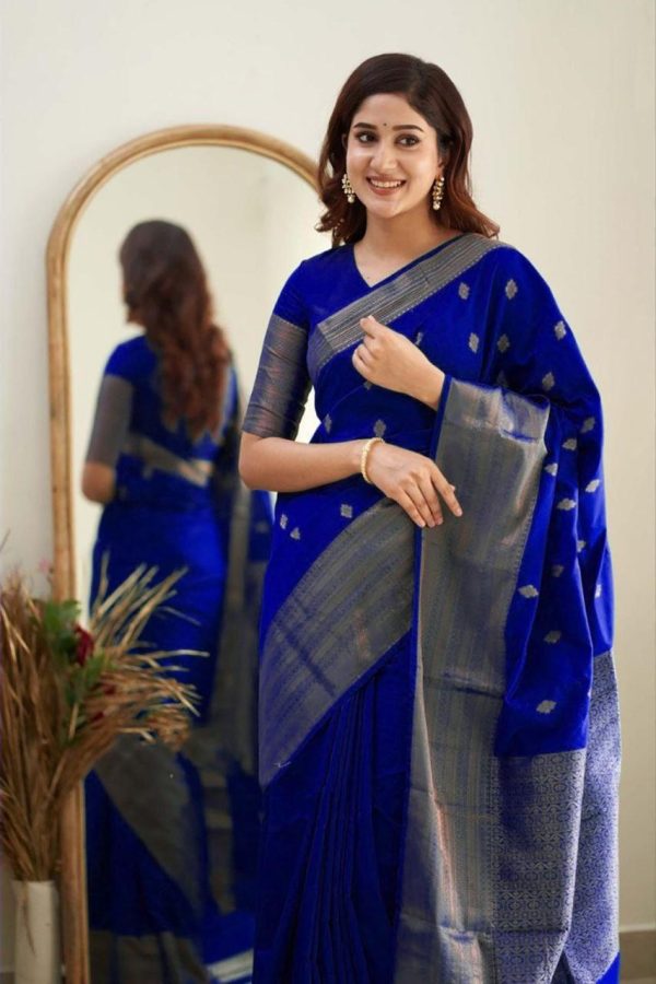 KP 5088 Royal Blue Soft Lichi Silk Cloth Saree With Lace Border & Lace Work. Best Price ₹1349. Delivery 4-6 Working Days. Shop now. | Sarees, Bollywood Sarees, Creative Sarees, Designer Sarees, Embroidered Sarees, Ethnic Saree, Modern Digital sarees, Party Wear Sarees