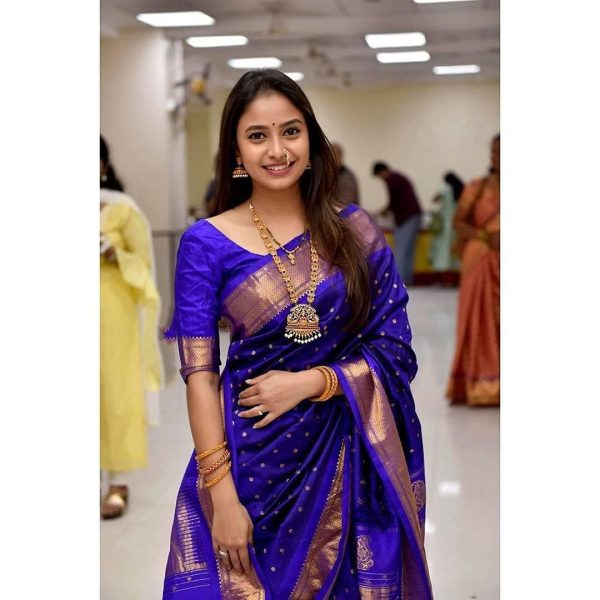 KP 3087 Royal Blue Color Soft Lichi Silk With Lace Work & Lace Border Saree Grab it for ₹1299. Delivery 4-6 Working Days. Shop now. | Sarees, Bollywood Sarees, Creative Sarees, Designer Sarees, Embroidered Sarees, Ethnic Saree, Modern Digital sarees, Party Wear Sarees