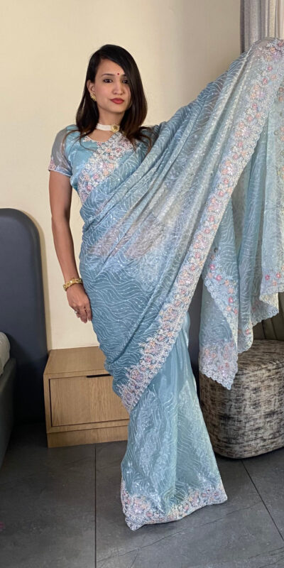 SC 239 Pink Georgette With Lace Work & Lace Border Saree . Wedding, Party, Festive, Events, Exclusive Offer ₹1599. Delivery 4-6 Working Days. Shop now. | Sarees, Bollywood Sarees, Creative Sarees, Designer Sarees, Embroidered Sarees, Ethnic Saree, Modern Digital sarees, Party Wear Sarees