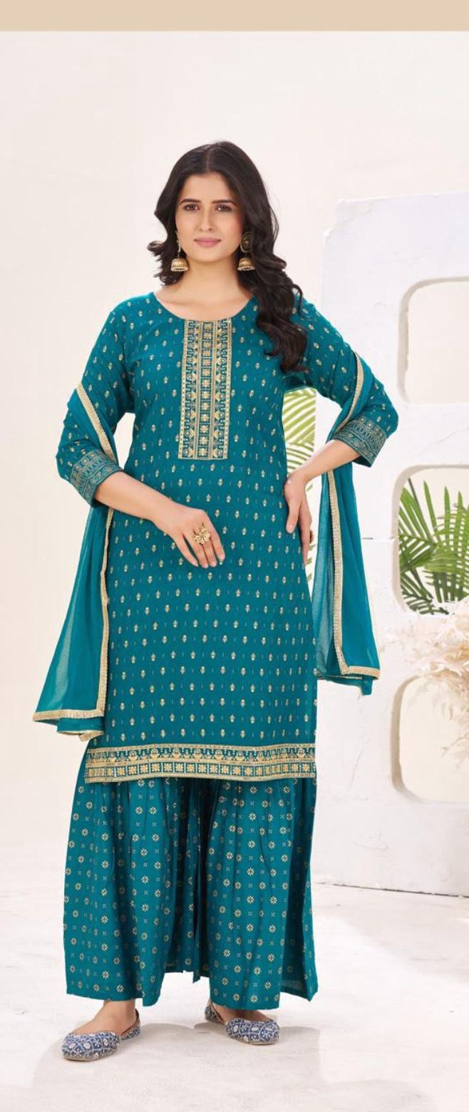 INLI Muskaan Teal in Rayon Lace Work & Embroidery Work Salwar Suit. Festive Deal ₹1949. Delivery 4-6 Working Days. Shop now. | Jump Suits, Salwar suit, Casual Suits, Creative suits, Designer Suits, Palazzo Suits, Party Wear Suits, Patiala Suits, Straight Suits