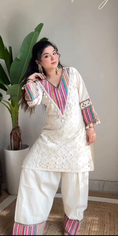 SR 1683 White Khadi Cotton with Thread Embroidery & Embroidery Work Salwar Suit just ₹1999. Delivery 4-6 Working Days. Shop now. | Jump Suits, Tops & Bottoms, Track Suits, Salwar suit, Casual Suits, Creative suits, Designer Suits, Palazzo Suits, Party Wear Suits, Patiala Suits, Straight Suits, Trendy Wear