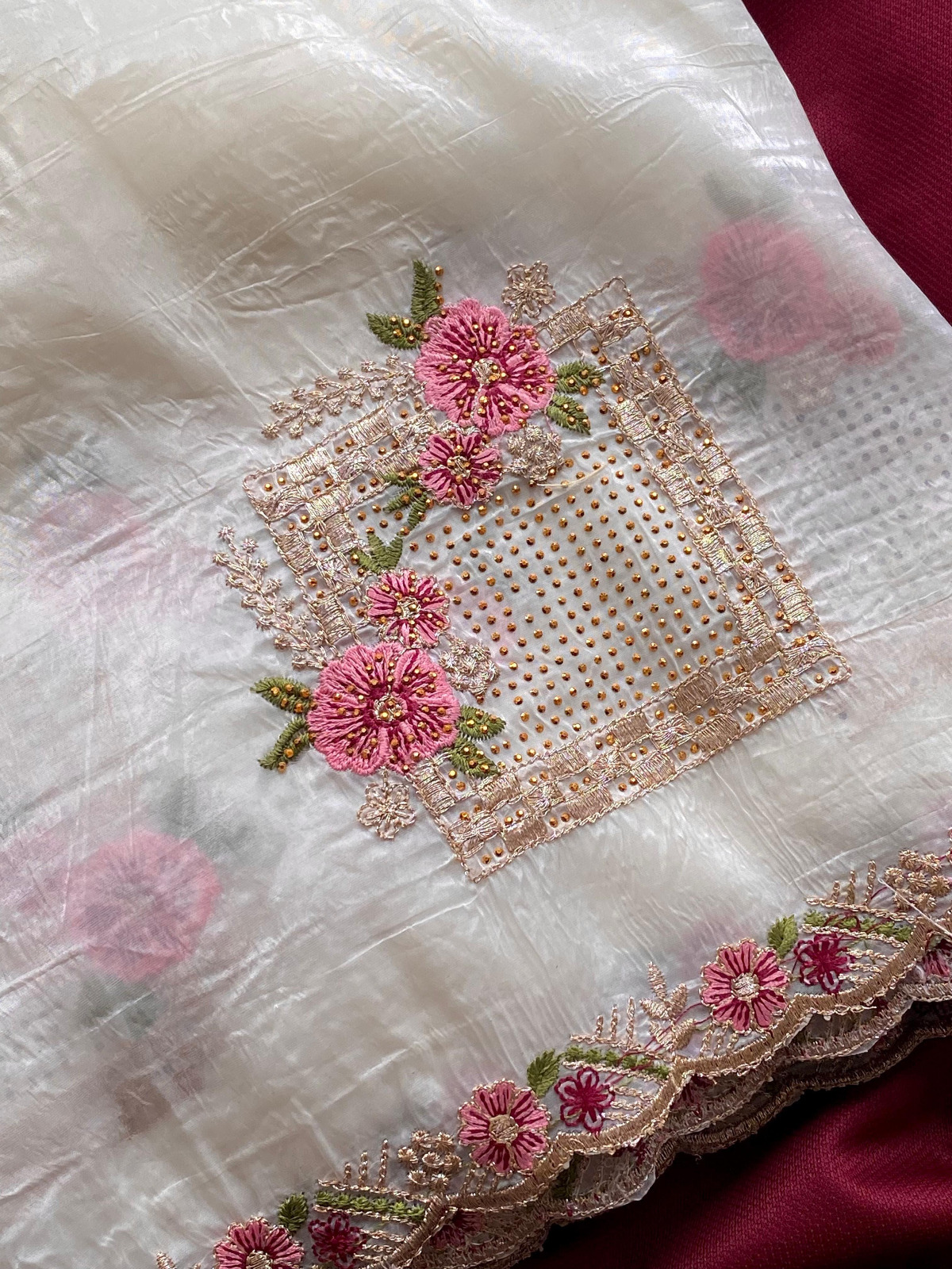 SC 239 Pink Georgette With Lace Work & Lace Border Saree . Wedding, Party, Festive, Events, Exclusive Offer ₹1599. Delivery 4-6 Working Days. Shop now. | Sarees, Bollywood Sarees, Creative Sarees, Designer Sarees, Embroidered Sarees, Ethnic Saree, Modern Digital sarees, Party Wear Sarees