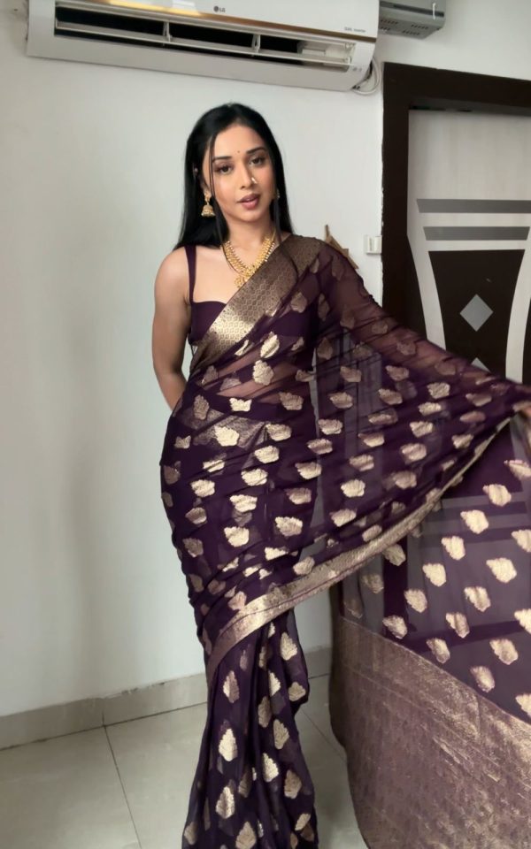 SC 239 Pink Georgette With Lace Work & Lace Border Saree . Wedding, Party, Festive, Events, Exclusive Offer ₹1599. Delivery 4-6 Working Days. Shop now. | Sarees, Bollywood Sarees, Creative Sarees, Designer Sarees, Embroidered Sarees, Ethnic Saree, Modern Digital sarees, Party Wear Sarees