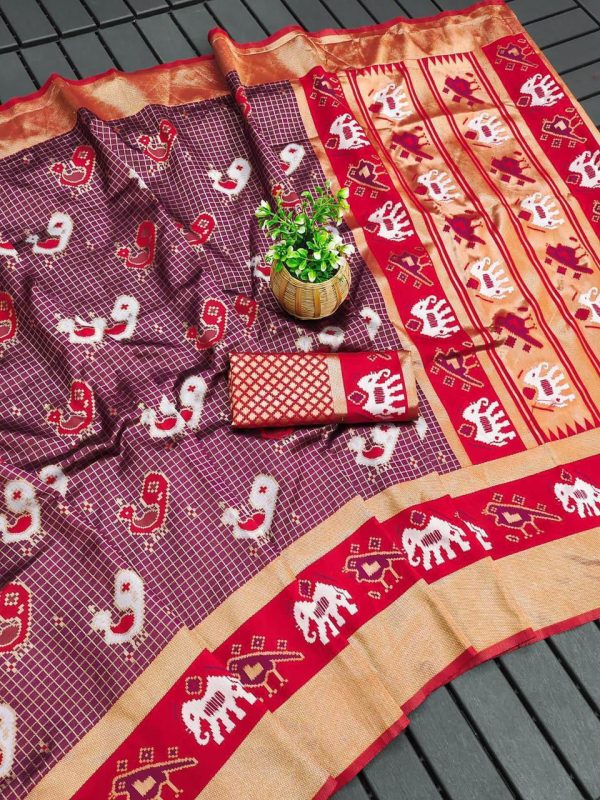 KP 6005 Wine Soft Lichi Silk With Lace Work & Lace Border Saree. Introductory Price ₹1399. Delivery 4-6 Working Days. Shop now. | Sarees, Bollywood Sarees, Creative Sarees, Designer Sarees, Embroidered Sarees, Ethnic Saree, Modern Digital sarees, Party Wear Sarees